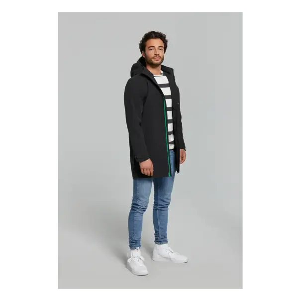 Basil Mosse fietsregenparka - heren - zwart - S