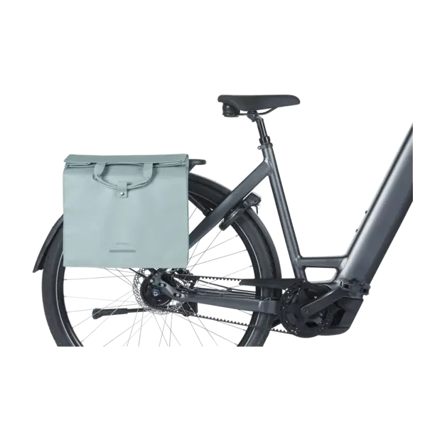 Basil Urban Load Pro - fietsshopper MIK Hooks - 15-20L - silver blue