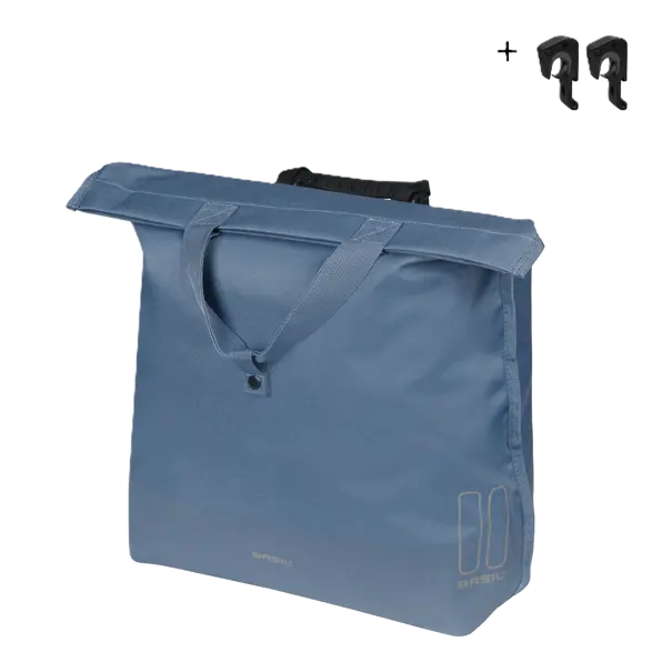 Basil Mara Evo - fietsshopper MIK Hooks - 17-19L - indigo blue