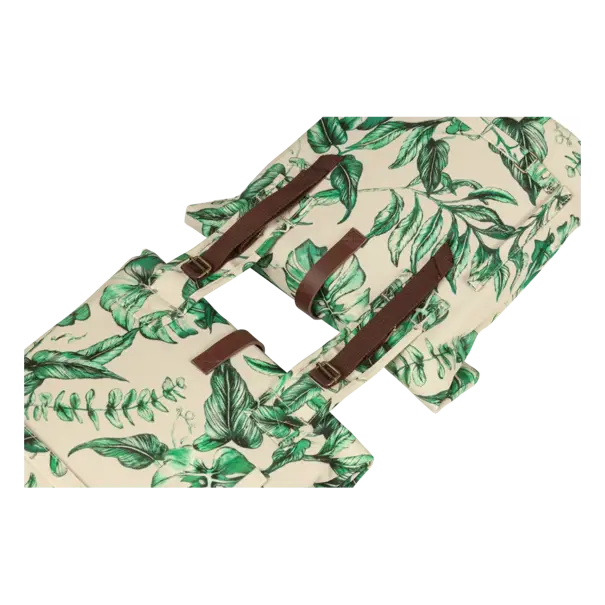 Basil Ever-Green - dubbele fietstas - 28-32 liter - sandshell beige