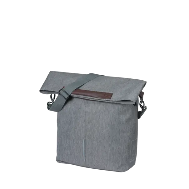 Basil City - fietsshopper MIK Hooks - 14-16L - grijs gemêleerd