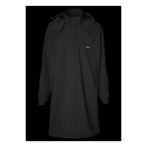 Basil Mosse fietsregenponcho - unisex - zwart - M/L