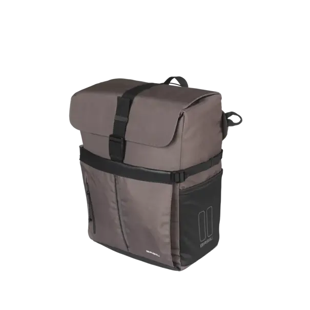 Basil Move fietsschoudertas MIK Studs - enkele fietstas -  15 liter - bruin