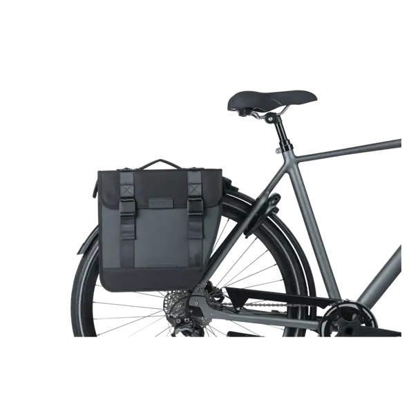 Basil Tour Waterproof - dubbele fietstas MIK - 28 liter - zwart