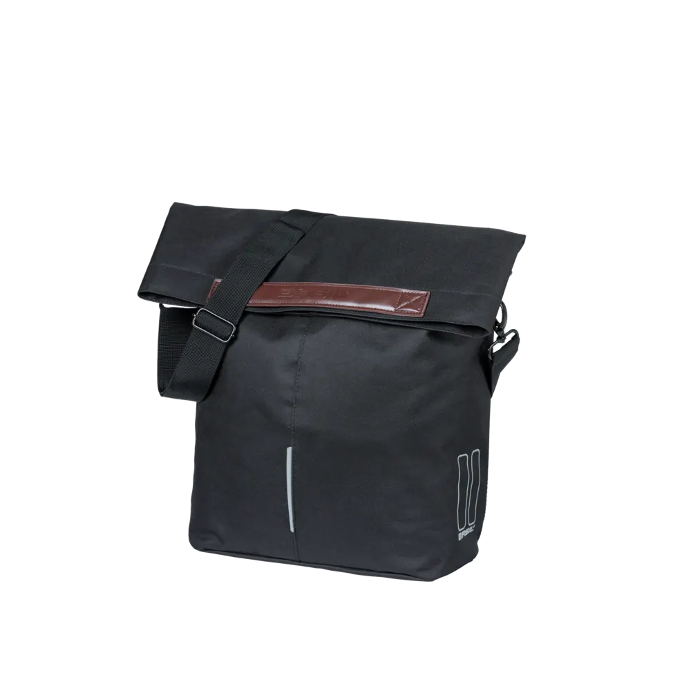 Basil City - fietsshopper MIK Hooks - 14-16L - zwart