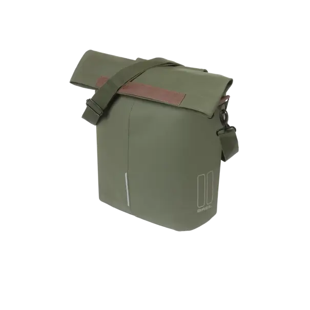 Basil City - fietsshopper MIK Hooks - 14-16L - mosgroen