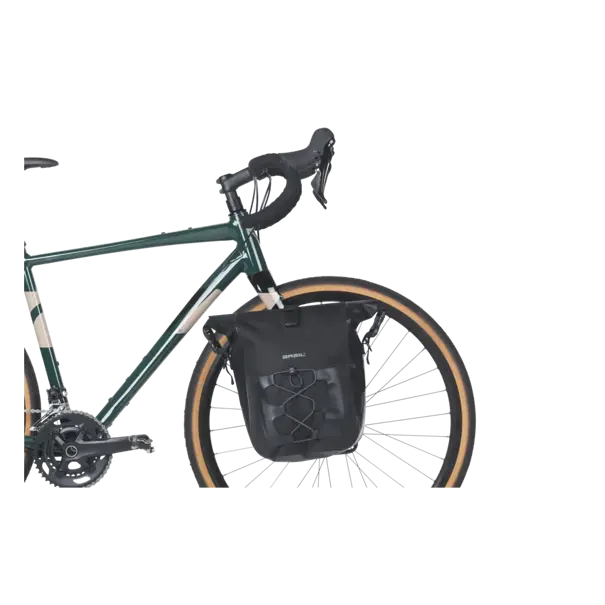 Basil Navigator Waterproof M MIK Studs - enkele fietstas -  14 liter - zwart