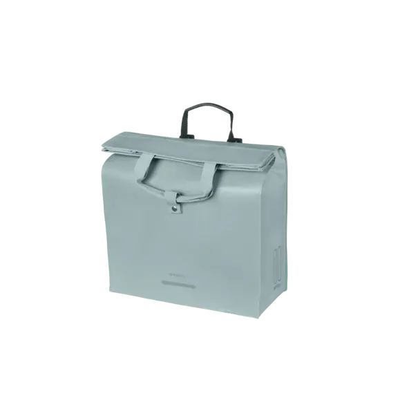 Basil Urban Load Pro - fietsshopper MIK Hooks - 15-20L - silver blue