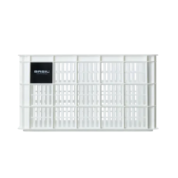Basil fietskrat L - groot - 40 liter - wit