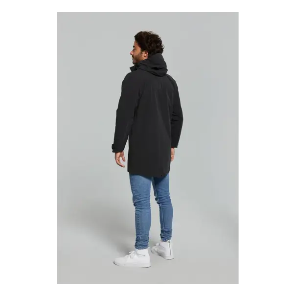 Basil Mosse fietsregenparka - heren - zwart - XXL