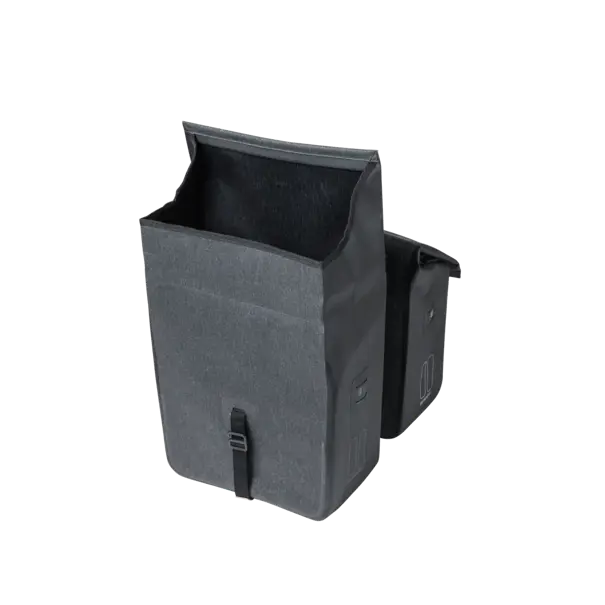 Basil Urban Dry - dubbele fietstas - 50 liter - charcoal melee