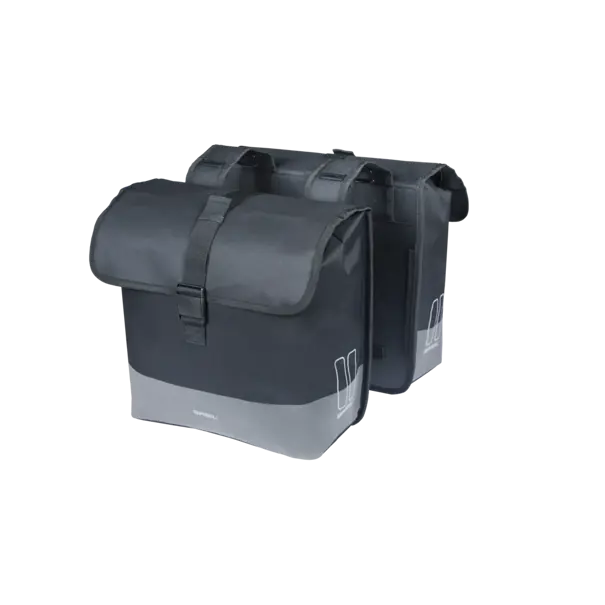 Basil Mara Evo - dubbele fietstas - 28-34L - zwart