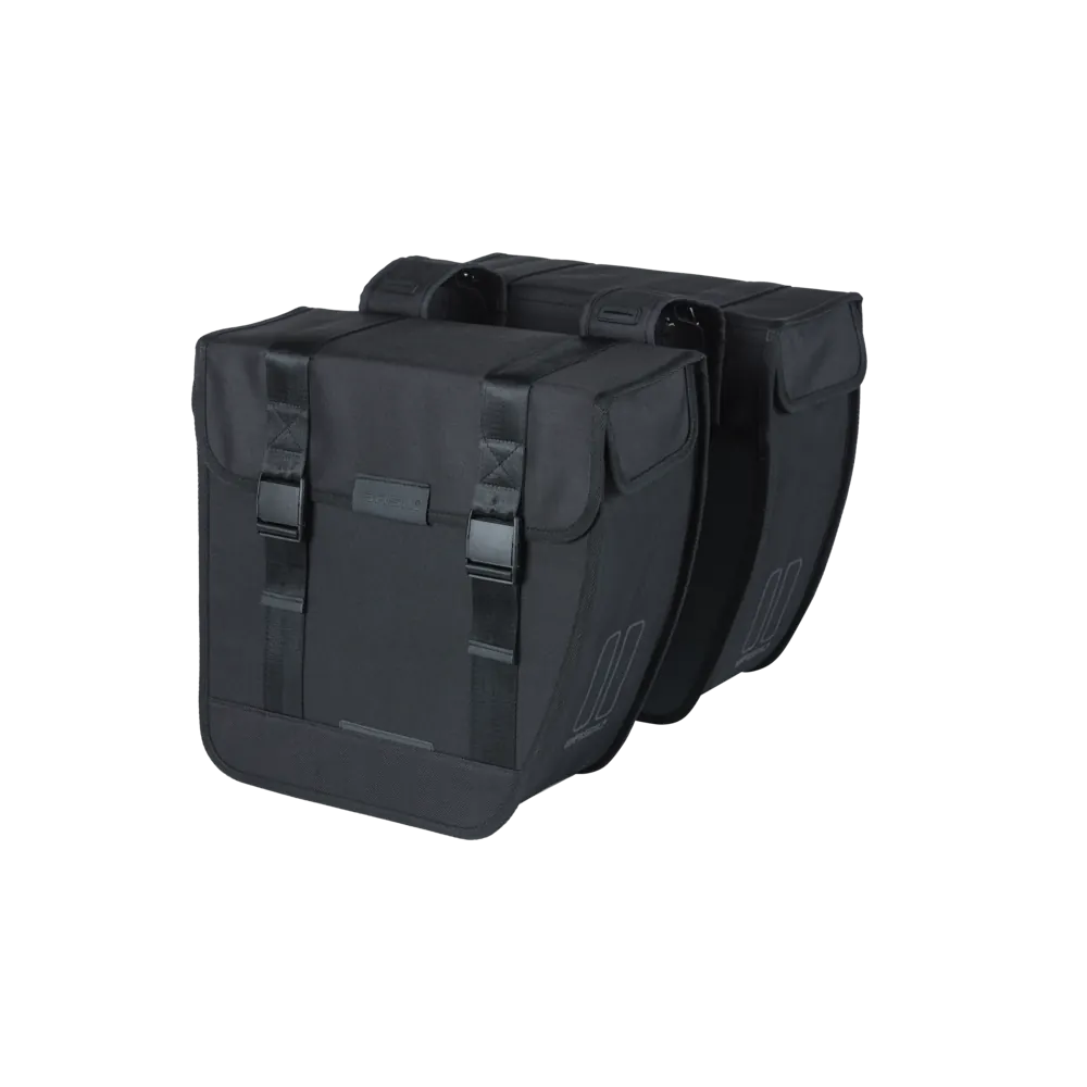 Basil Tour XL - dubbele fietstas - 35 liter - zwart