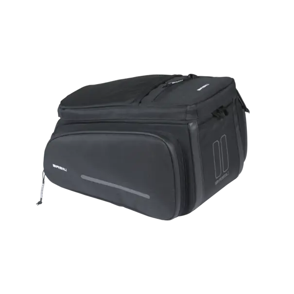 Basil Move - bagagedragertas MIK - 10-26 liter - zwart