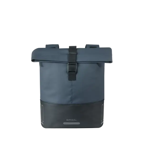 Basil Cove - dubbele fietstas - 28-32L - marineblauw/zwart