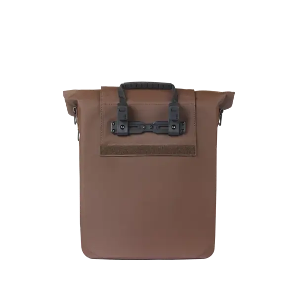 Basil City - fietsshopper MIK Hooks - 14-16L - gebrand bruin