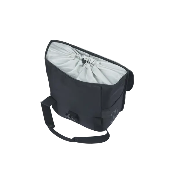 Basil GO - enkele fietstas - 16 liter - zwart