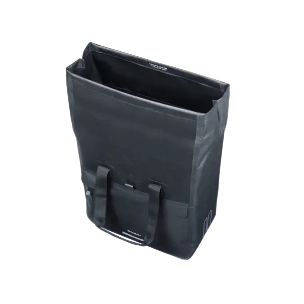 Basil Urban Dry Neo - fietsshopper MIK Hooks - 23-26L - zwart