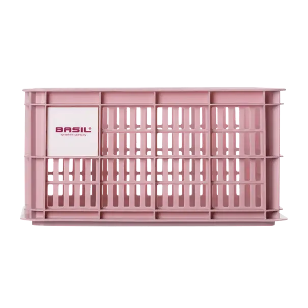 Basil fietskrat S - klein - 17.5 liter - roze