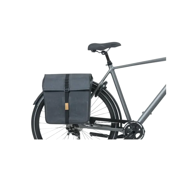 Basil Urban Dry - dubbele fietstas - 50 liter - charcoal melee
