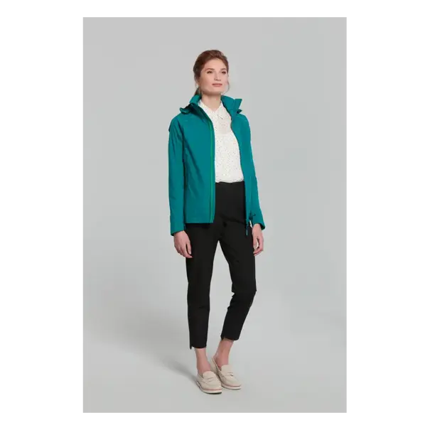 Basil Skane fietsregenjas - dames - groen - XS