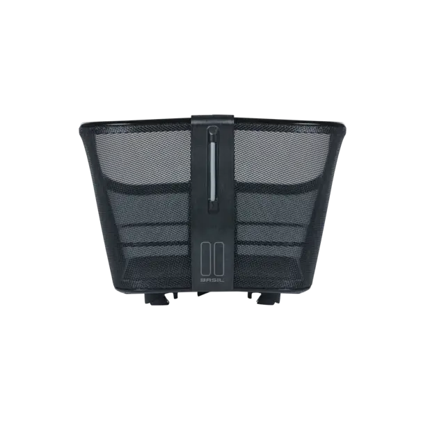 Basil Cento Tech Fiber WSL - fietsmand - achterop - solid zwart