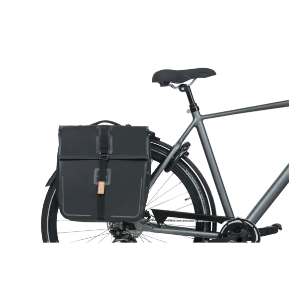 Basil Urban Dry – dubbele fietstas MIK – 50 liter - zwart