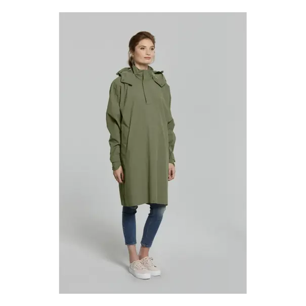 Basil Mosse fietsregenponcho - unisex - groen - M/L