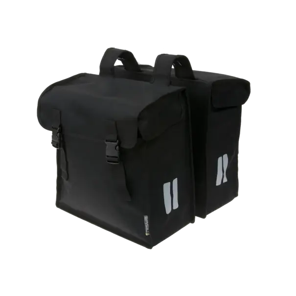 Basil Mara XXL - dubbele fietstas - 47 liter - zwart