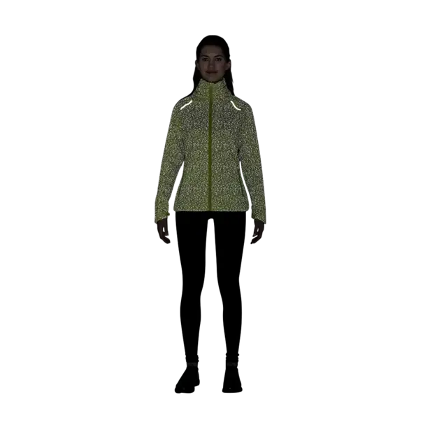 Basil Skane HiVis fietsregenjas - dames - neongeel - XL