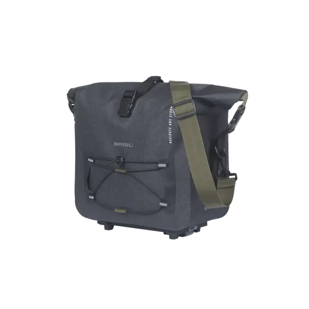 Basil Navigator Storm - bagagedragertas MIK - 13 liter - zwart