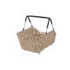 Basil Cento Rattan Look Multi - fietsmand - achterop - lichtbruin