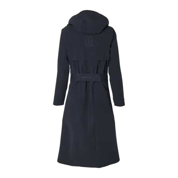 Basil Mosse fietsregentrenchcoat - dames - blauw (3)