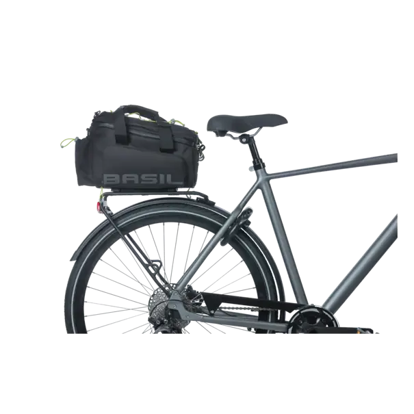 Basil Miles - bagagedragertas XL Pro MIK - 9-36 liter - zwart