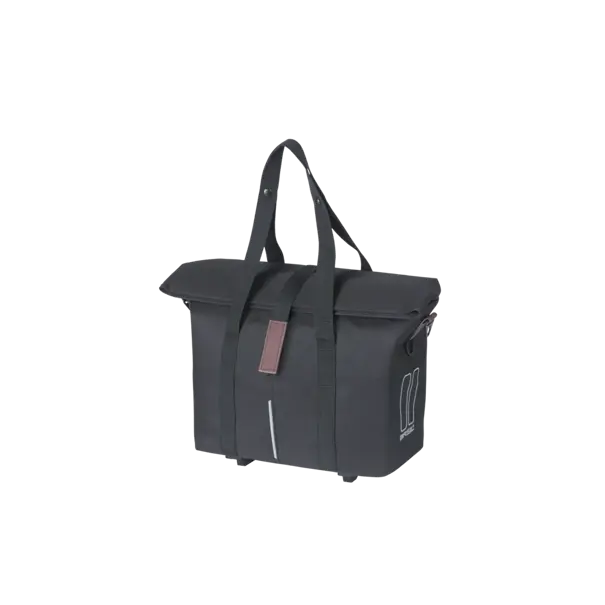 Basil City - fietshandtas MIK - 8-11 liter - voorop/achterop - zwart