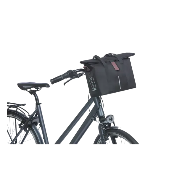 Basil City - fietshandtas MIK - 8-11 liter - voorop/achterop - zwart