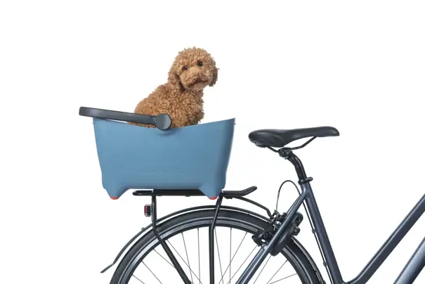 Basil Buddy hondenfietsmand - MIK - faded denim