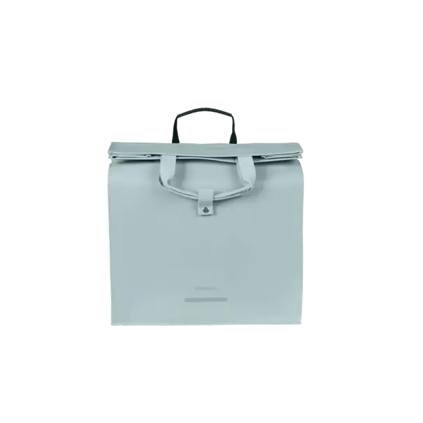 Basil Urban Load Pro - fietsshopper MIK Hooks - 15-20L - silver blue