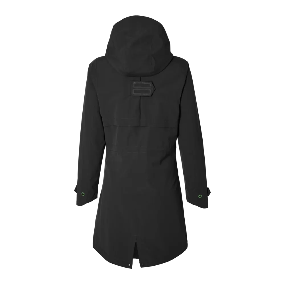 Basil Mosse regenparka - dames - zwart - L