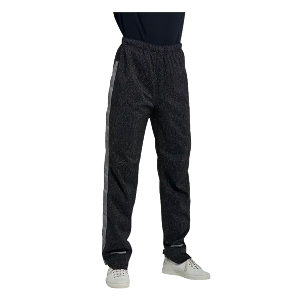 Basil Skane HiVis fietsregenbroek - heren - zwart - L