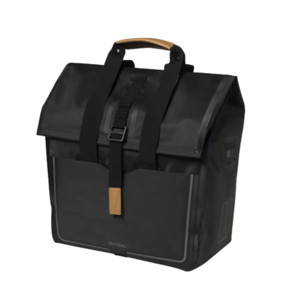 Basil Urban Dry - fietsschopper - 25 liter - zwart