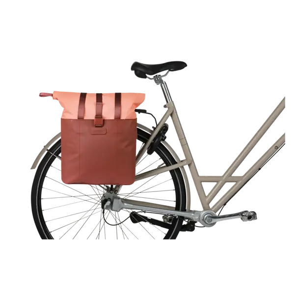 Basil Vive - bicycle shopper MIK Hooks - 15-20L - bordeaux/roze