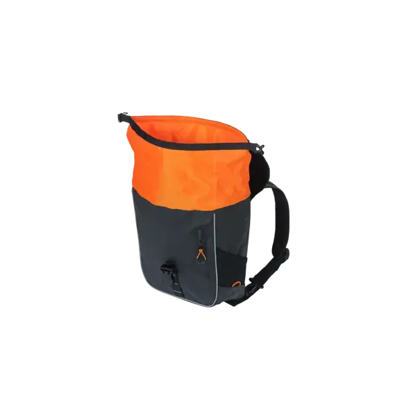 Basil Miles Tarpaulin - fietsrugzak - 17 liter - zwart/oranje