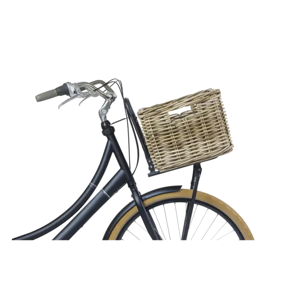 Basil Dax L - fietsmand - large - grijs