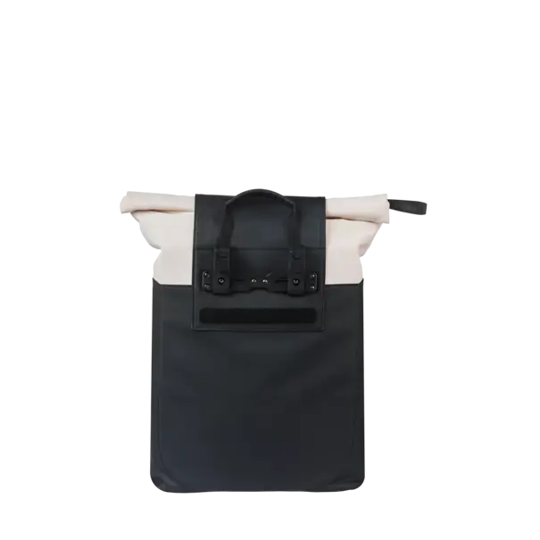 Basil Vive - bicycle shopper MIK Hooks - 15-20L - gebroken wit/zwart