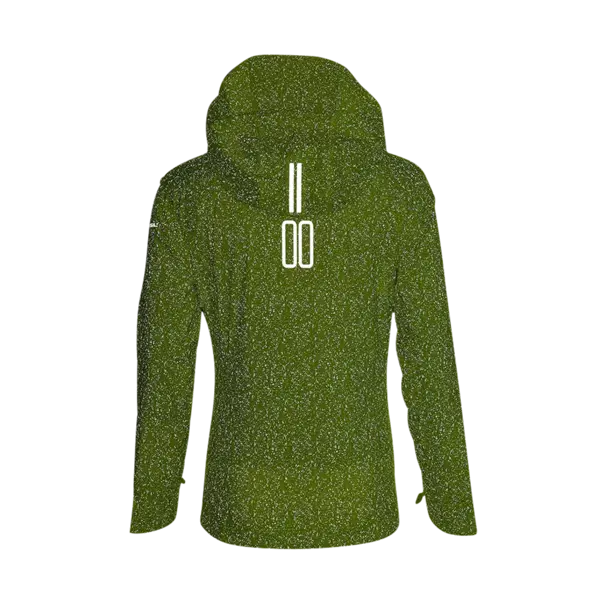 Basil Skane HiVis fietsregenjas - dames - neongeel - M