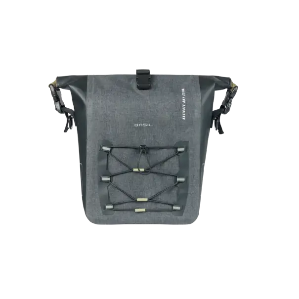 Basil Navigator Storm MIK Studs M - enkele fietstas - 12-15 liter - zwart