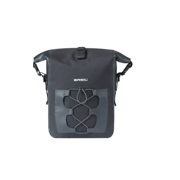 Basil Navigator Waterproof M MIK Studs - enkele fietstas -  14 liter - zwart