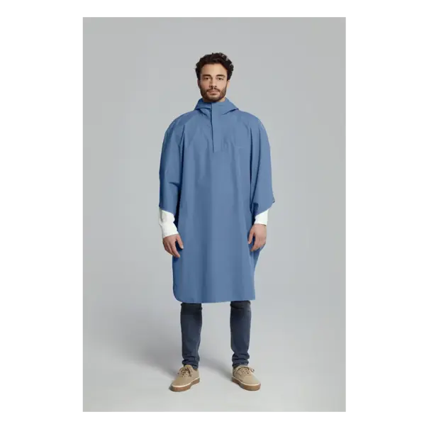Basil Hoga fietsregenponcho - unisex - blauw - One Size