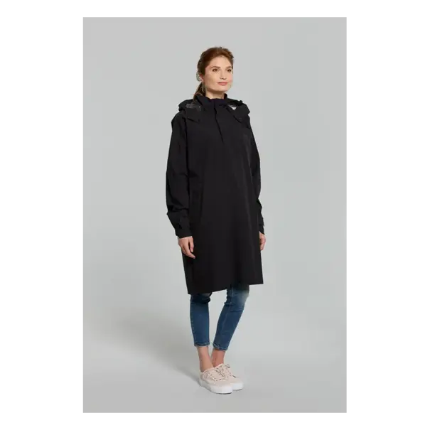Basil Mosse fietsregenponcho - unisex - zwart. - XL/XXL
